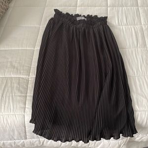 Lovely pleated black skirt from Anthropologie